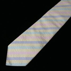 Vintage‎ Mark Pendleton Mens Tie Silk Multi-Color Pastels Made in USA 3.25x56
